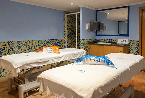 sala de tratamientos en Senzia Spa Ayamonte